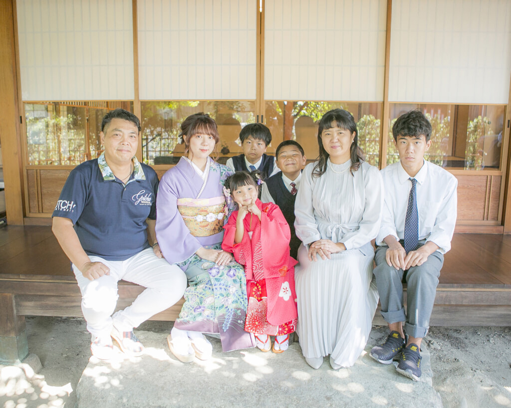 成人式 家族写真