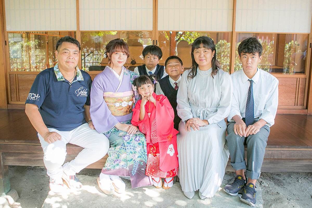 成人式で撮る七五三以来の家族写真