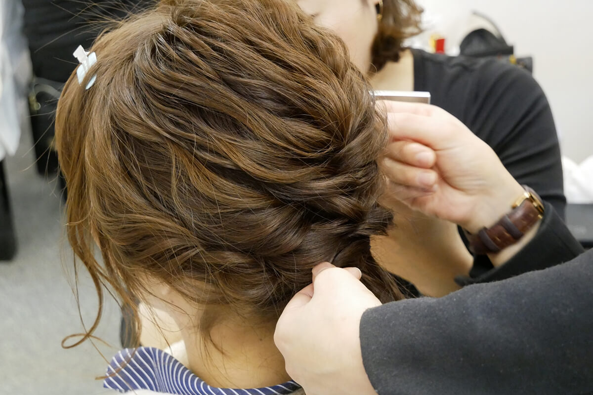 成人式のヘアセット